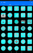 Bright Cyan Icon Pack ✨Free✨ screenshot 5