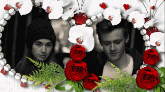 Rose GIF Photo Frame Editor screenshot 2