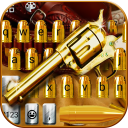 Western Gold Gun Keyboard Theme Icon