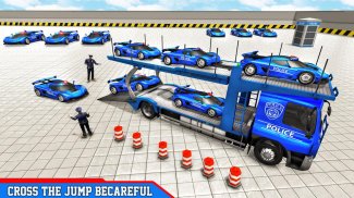 Police Car Transporters Games screenshot 3
