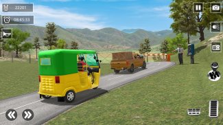 Rickshaw Driving Tuk Tuk Games screenshot 2