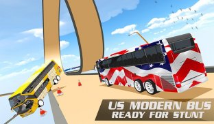 Real Mega Ramp Bus Stunt: Fearless Bus Driver 2019 screenshot 1