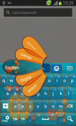 Цветок GO Keyboard screenshot 2