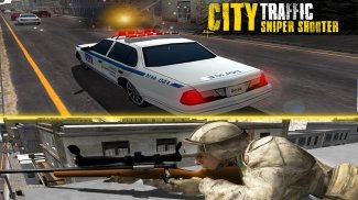 City Traffic Sniper Shooter 3D screenshot 13