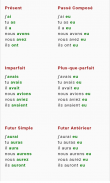 conjugaison francaise screenshot 1