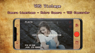 VHS Camcorder Camera - Timestamp Video screenshot 0