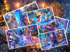 Hidden Objects Christmas Holiday Puzzle Games screenshot 0