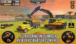 Heavy Excavator Crane Game Construction Sim 2021 screenshot 5