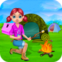 Camping Vacation Kids Games Icon