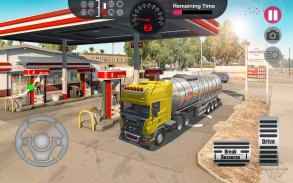 Offroad Oil Tanker Truck Driving Simulator 2021 screenshot 0