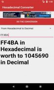 Hexadecimal to Decimal Converter - Calculate Decimal values to Hexadecimal screenshot 2