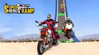 Super Hero Bike Mega Ramp screenshot 6