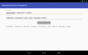 Balancing Chemical Equations screenshot 3