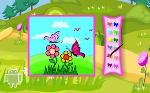 Coloring Game-Sweet Butterfly screenshot 3