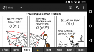 Browser for xkcd screenshot 2