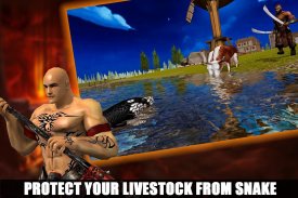 Barbarian Snakes War 3D screenshot 0