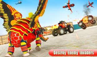 Flying Elephant Robot Games screenshot 1