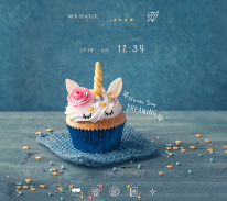 Unicorn CupcakeTheme screenshot 1