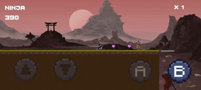 Pixel Ninja Run - Action Game screenshot 1