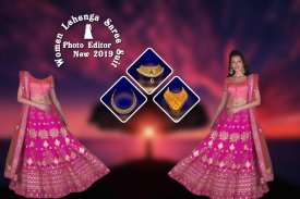 Women Lehenga photo Suit editor screenshot 0