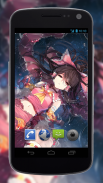 Fan Anime Live Wallpaper of Reimu Hakurei screenshot 0