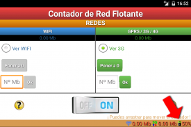 Contador de Red Flotante screenshot 3