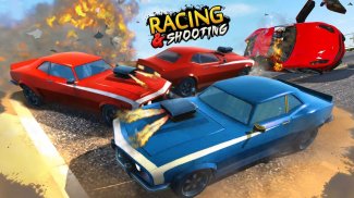 Racing & Shooting - Monster truck Car Smash Race screenshot 4