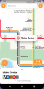 Mapa de rutas del metro de Washington DC screenshot 7
