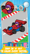 汽车着色书的孩子：孩子们的游戏 screenshot 3