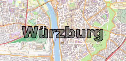 Würzburg Offline City Map