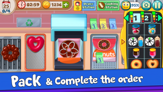 My Donut Truck -  Girls Cooking Cafe Kitchen Games screenshot 2