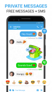 信使 - 短信，彩信，免费聊天 - Messenger for Messages + SMS screenshot 1