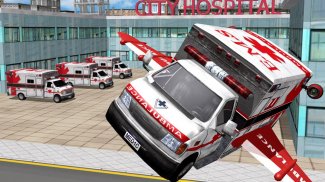 Multilevel Flying Ambulance HD screenshot 0