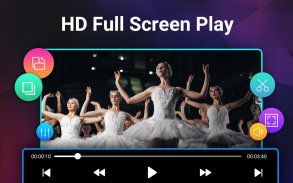 Video Player Pro - HD y todos los formatos y video screenshot 1