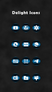 Delight Blue Icon Pack screenshot 3