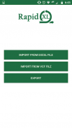 Excel Export Import Contacts Android screenshot 2