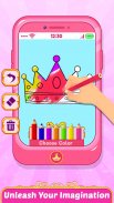 Pink Princess Baby Phone screenshot 14