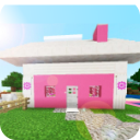 Pink mansion for minecraft