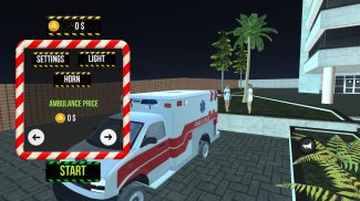 Ambulance Simulator Emergency screenshot 0