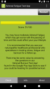 Adrenal Fatigue Test App screenshot 1