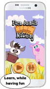 Farm animals matching game screenshot 3