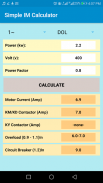 Simple Motor Calculator screenshot 0