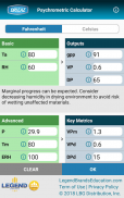 Dri-Eaz Psychrometric Calc. screenshot 1