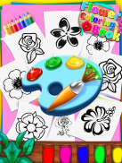 Flowers Coloring Books - Paint Flowers Pages screenshot 4