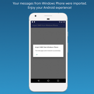 Import SMS from Windows Phone screenshot 1