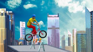 BMX Bike Stunt 2018: jeu de parkour de vélo Tricky screenshot 0