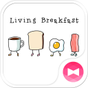 Cute Theme-Living Breakfast-