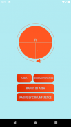 Circle Calculator Pi (Radius) screenshot 2