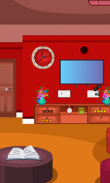 Escape Game-Red Living Room screenshot 5