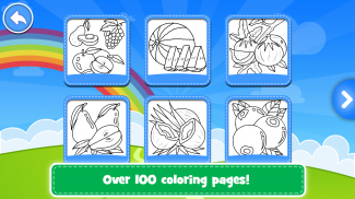 Fruit Coloring Book & Learn to Draw Glow screenshot 6